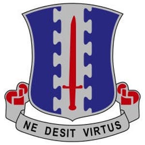 US Army 187th Infantry Regiment Unit Crest Vector Files, dxf eps svg ai crv