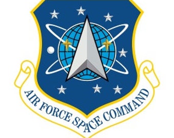 US Air Force Space Command Patch Vector Files, dxf eps svg ai crv