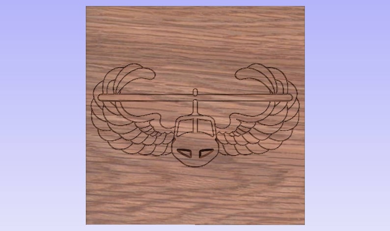 US Army Air Assault Badge Vector Files Dxf Eps Svg Ai Crv - Etsy