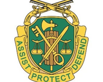 US Army Military Police Regimental Crest Vector Files, dxf eps svg ai crv