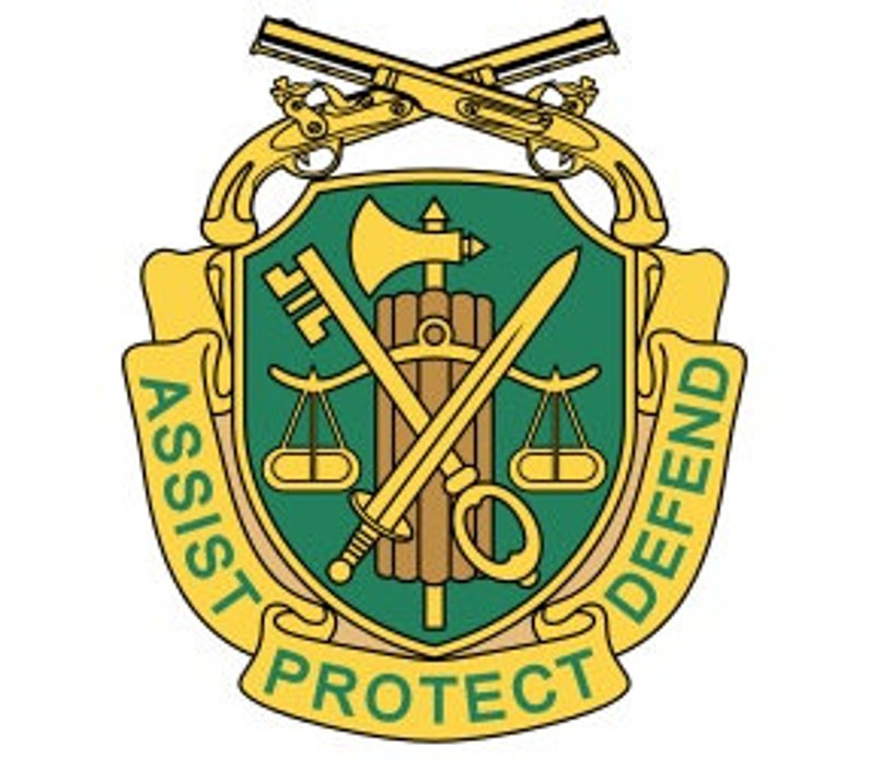 US Army Military Police Regimental Crest Vector Files Dxf Eps - Etsy