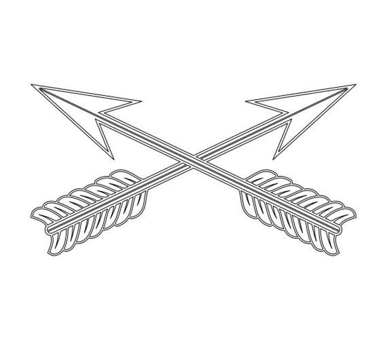 US Army Special Forces Branch Insignia Vector Files, Dxf Eps Svg Ai Crv ...