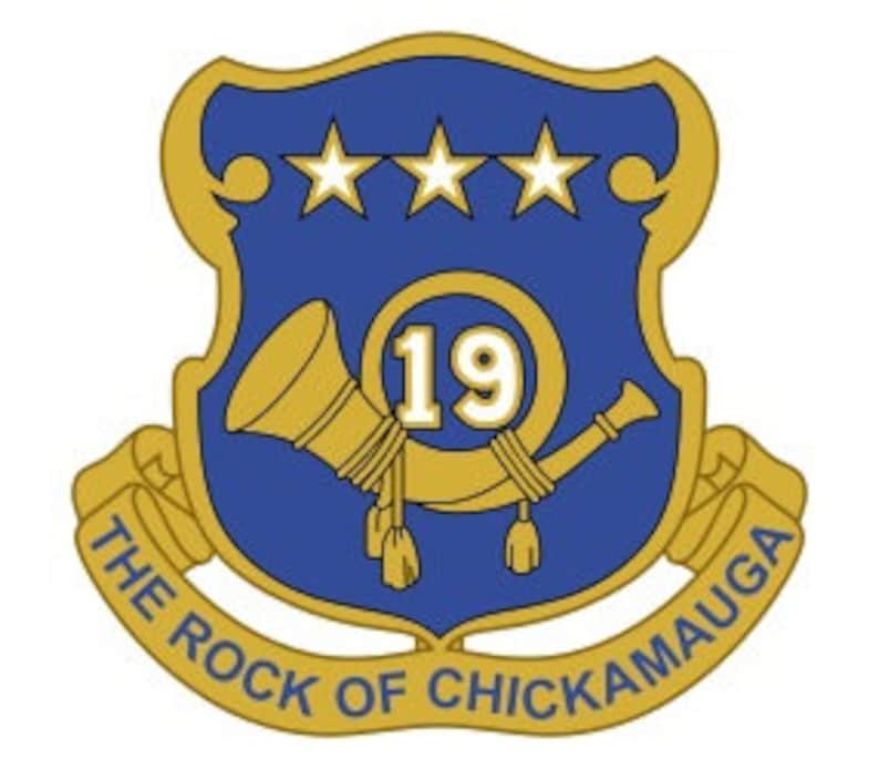US Army 19th Infantry Regiment Unit Crest Vector Files Dxf Etsy