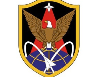 US Army 1st Space Brigade Patch Vector Files, dxf eps svg ai crv