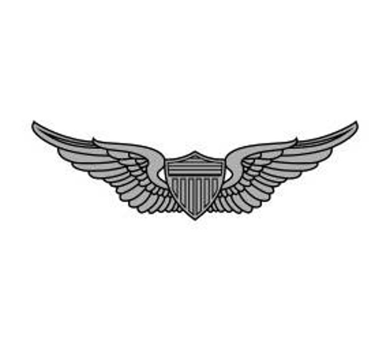 US Army Basic Aviator Badge Vector Files Dxf Eps Svg Ai Crv Etsy