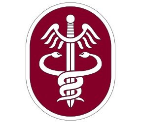 US Army Medical Command Patch Vector Files, dxf eps svg ai crv