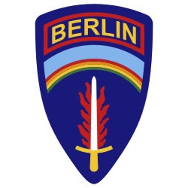 US Army Berlin Brigade Patch Vector Files, dxf eps svg ai crv