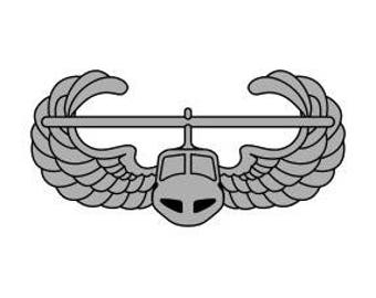 US Army Air Assault Badge Vector Files, dxf eps svg ai crv