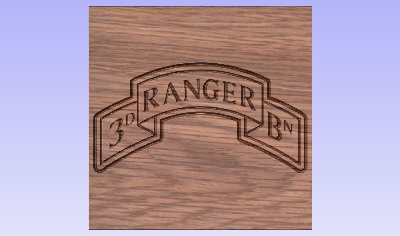 US Army 3rd Ranger Battalion Patch Vector Files, Dxf Eps Svg Ai Crv - Etsy