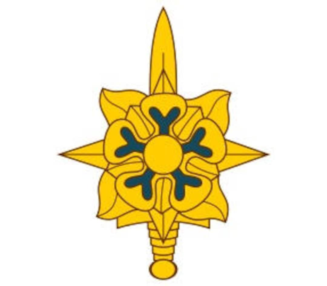 US Army Military Intelligence Branch Insignia Vector Files, Dxf Eps Svg