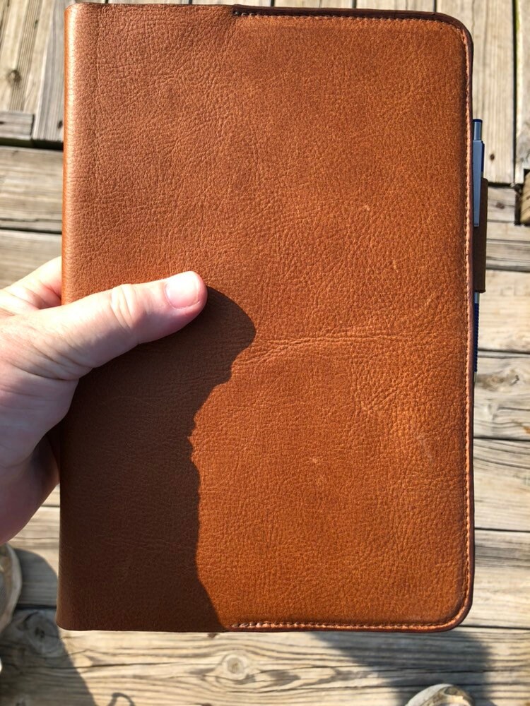 Composition Notebook Leather Cover Personalized Refillable Etsy Sweden