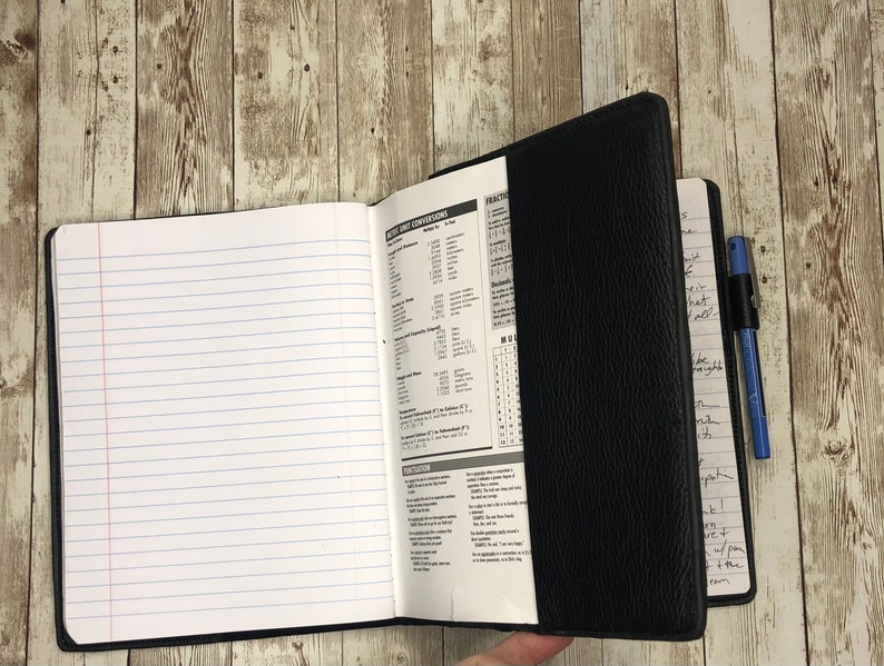 Composition Double Notebooks A Refillable Leather Journal Cover for 2 ...