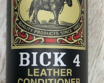 Bick 4 Leather Conditioner 2 Ounce, Leather Treatment, Leather Cleaner,  Leather Protection, Leather Polish, Bickmore Leather Conditioner 