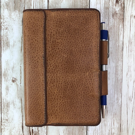 Field Book Leather Cover, Moleskine Leather Cover, Refillable Notebook Cover, Personalized Cover, Great Gift Idea!