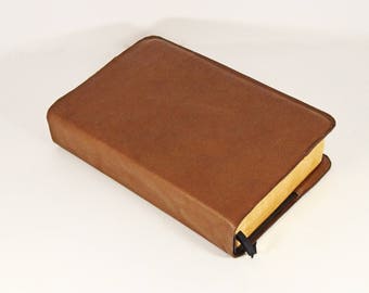 Bible Cover, Bible Slip Cover Leather Bible Cover, Personalized Leather Bible Cover, Bible Cover Men, Christian Gift, Bible Women Book Cover