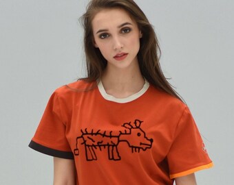 Unisex Blended bistretch t-shirt TBLR DOG limited edition
