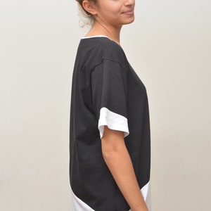 Unisex Long t-shirt-dress Shockotom II zipped image 6