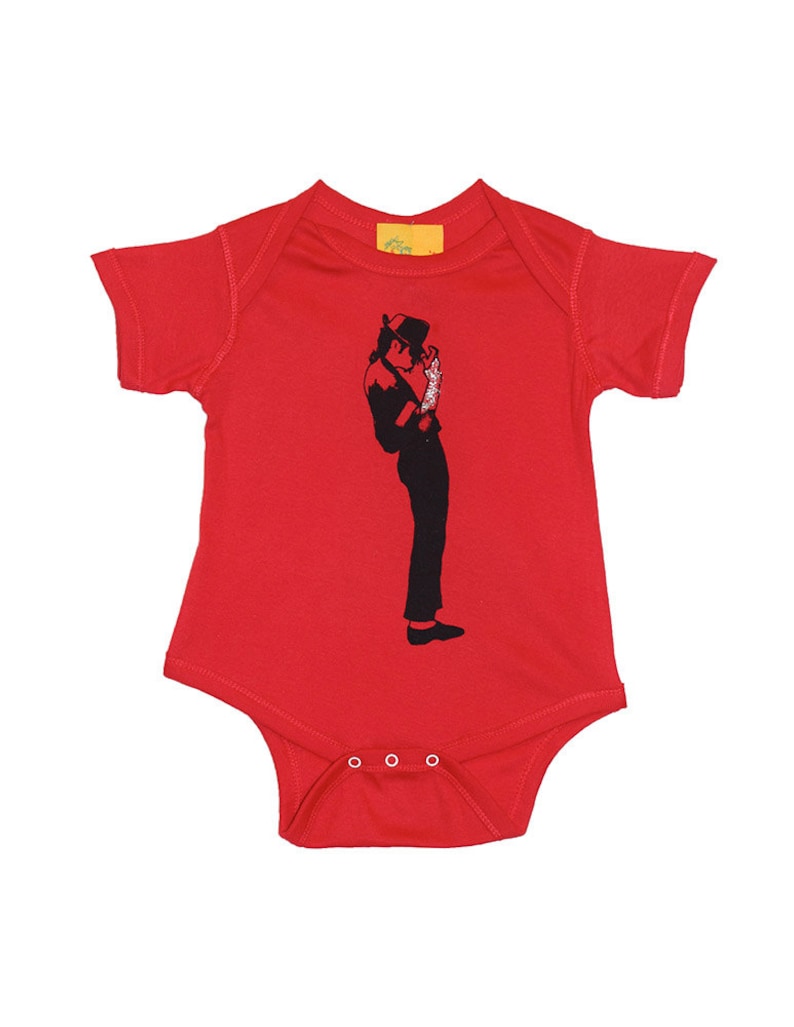 Michael Jackson onepiece bodysuit creeper Rocker baby shower gift infant unisex children clothing