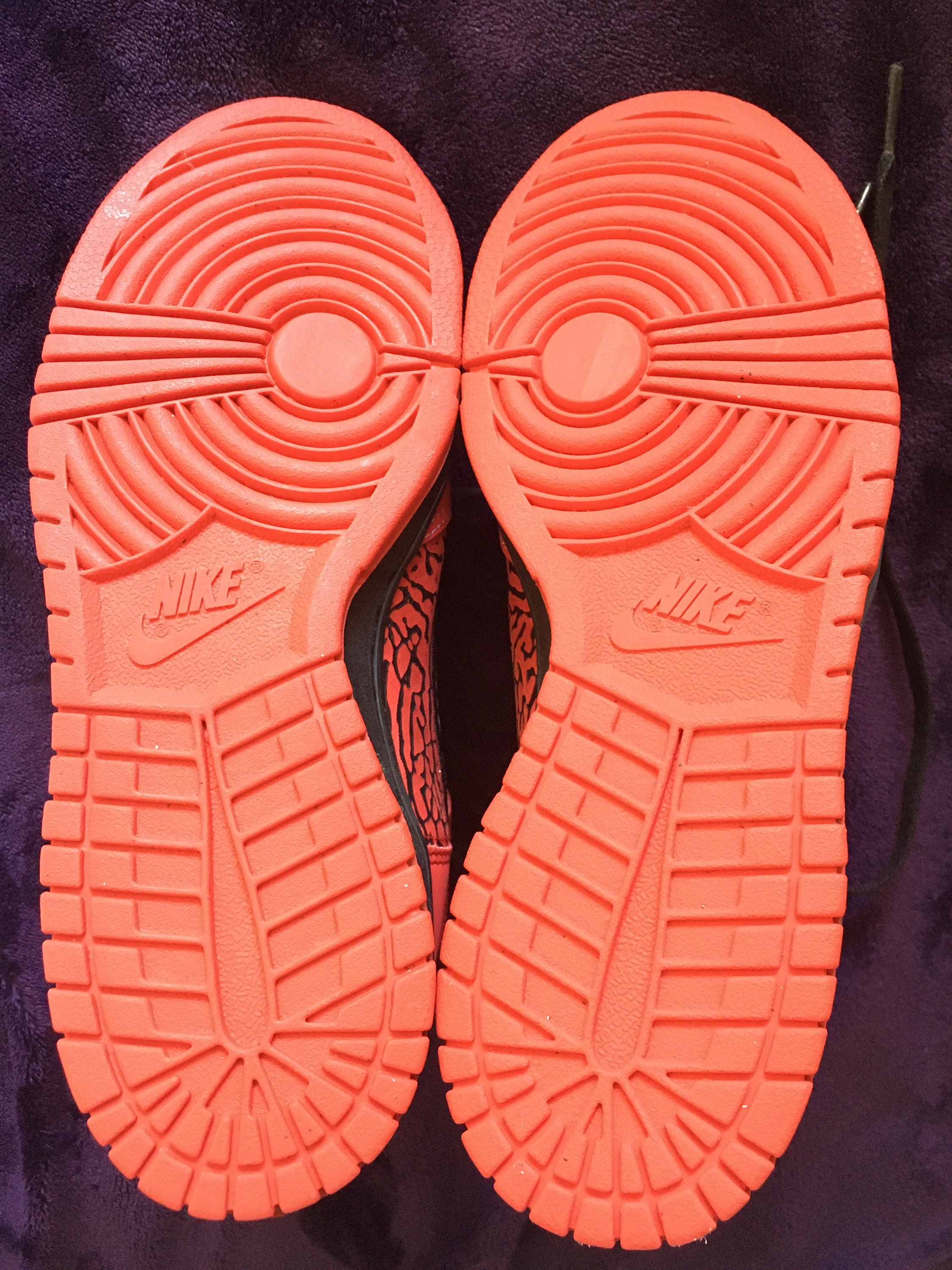 Seltener Nike Dunk High Elephant Red Patern/University Red | Etsy