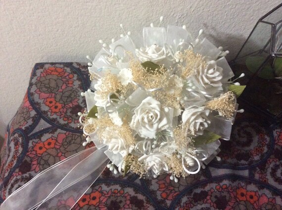 Wedding flowers, bridal flowers, ceramic roses, po