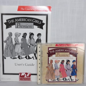 American Girls Premiere CD-ROM für Windows/MAC The Learning Company Software 1997 Ages 7-12