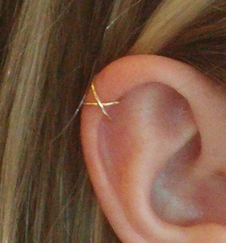 fake ear cuffs silver