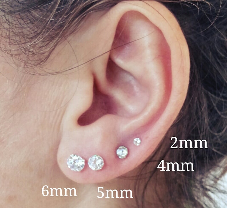 Earring Studs Unisex Earrings Studs Earring Stud Men Etsy