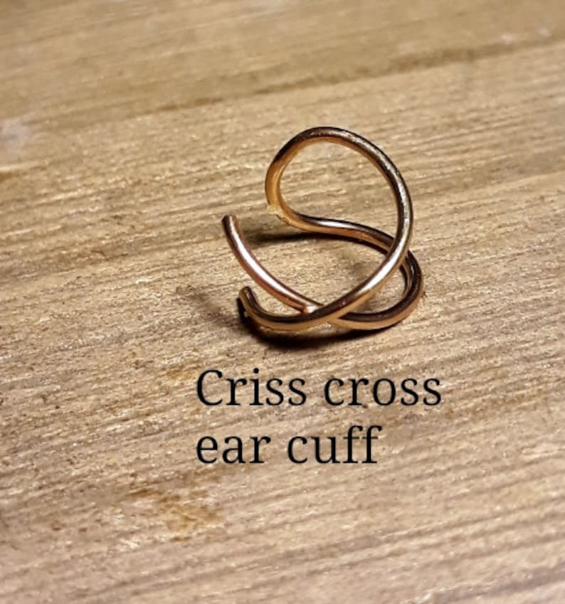 Ear cuff cartilage earrings non pierced/ Fake helix piercing Etsy