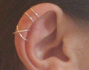 Ear cuff, Silver ear cuff, Ear cuffs, Earcuff, Ear wrap, Ear cuff earring, Ear jacket, Ear cuff non pierced, cuff, Cartilage cuff, Earcuffs