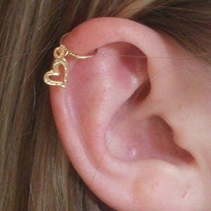 Helix earring, Hoop earring, Cartilage earring ,Cartilage piercing, Helix piercing, Gold hoop, Silver hoop, Forward helix, Cartilage, Helix