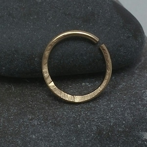 14k gold filled septum ring,hammered septum piercing ring,tiny septum ring,nose septum ring,septum ring,septum 20g,septum 18g,septum 16gauge