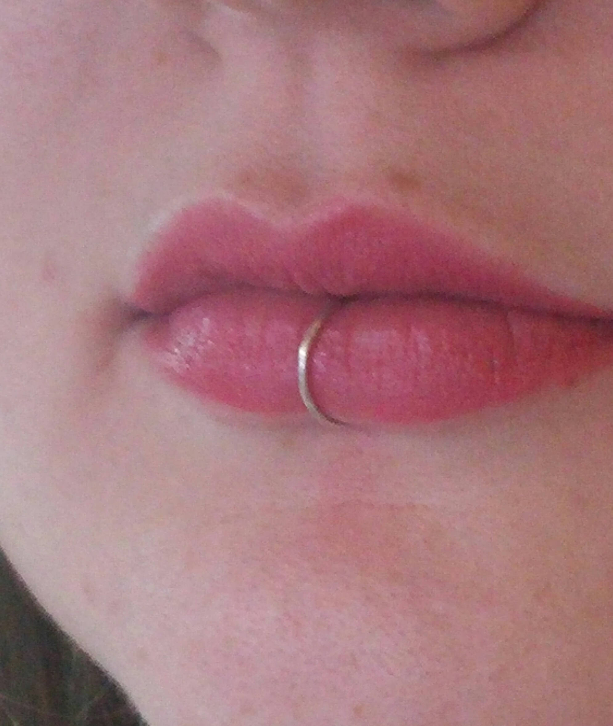 Lip Ring Silver Lip Ring Lip Piercing Lip Jewelry Lips Etsy UK