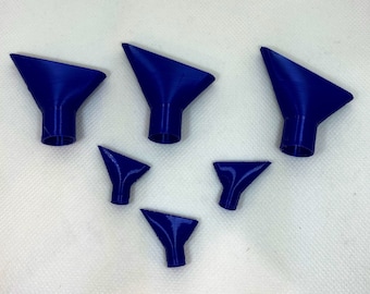 NEW. Set of  6  Angled  Straw Nozzle Attachments for Boom gel stain straws -Acrylic Paint Pouring / Fluid Art