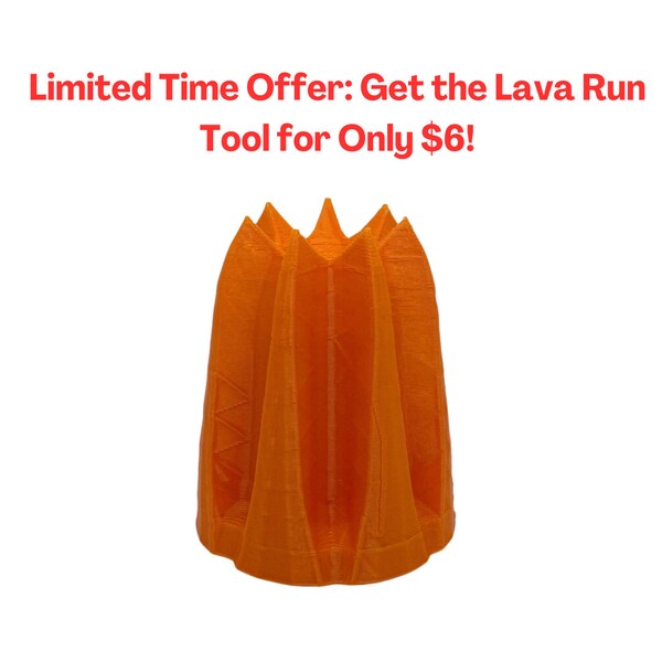 Lava Run tool Acrylic Paint Pouring / Fluid Art Tool Gift