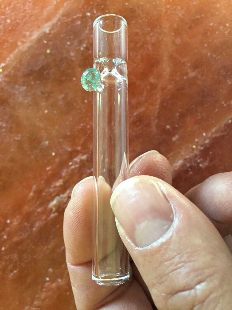 Glass Chillum One Hitter Etsy