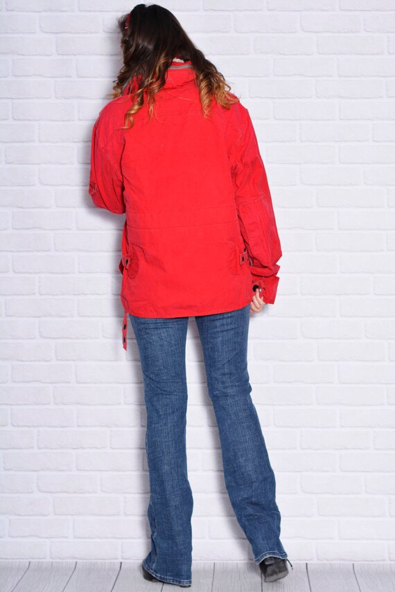 Montagne veste voyage randonnée rouge vestes vestes rouge coupe-vent unisexe coupe Boyfriend à manches longues poche Cargo champ de coton ea06f5 Montagne veste voyage randonnée rouge vestes vestes rouge coupe-vent unisexe coupe Boyfriend à manches longues poche Cargo champ de coton ea06f5