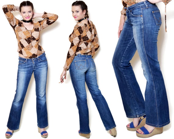 tight bell bottom pants