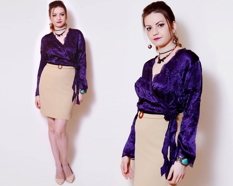 formal wrap top