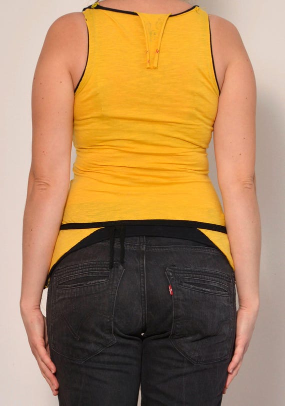 Clearance Sequin Leaf Pattern Asymmetric Tank Top… - image 6