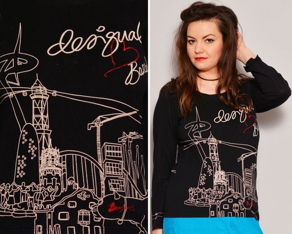 Barcelona City Scape Print Blouse | City Landscape