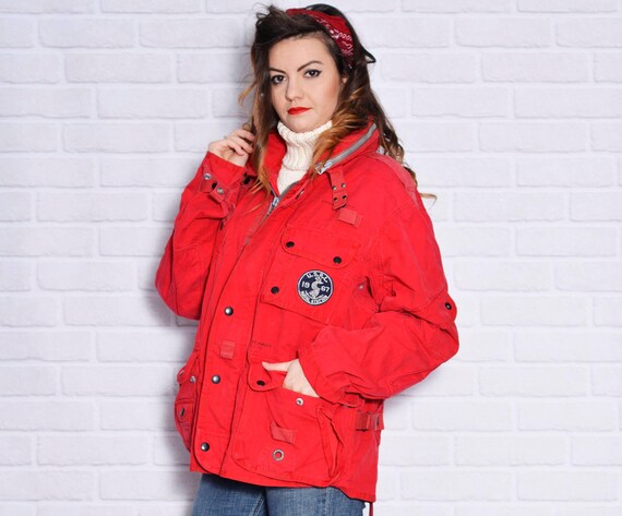 Montagne veste voyage randonnée rouge vestes vestes rouge coupe-vent unisexe coupe Boyfriend à manches longues poche Cargo champ de coton ea06f5 Montagne veste voyage randonnée rouge vestes vestes rouge coupe-vent unisexe coupe Boyfriend à manches longues poche Cargo champ de coton ea06f5