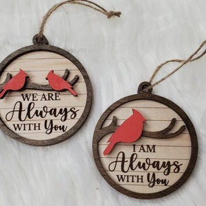 Red Bird Cardinal Loved One Ornament