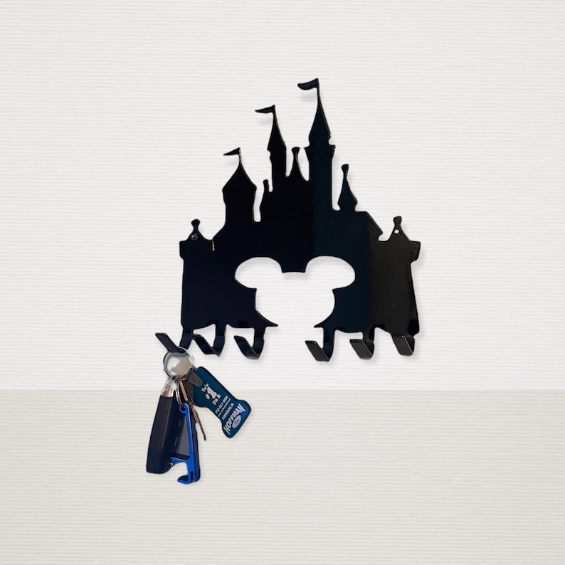 Disney Castle Key Holder Wall Mount Style Etsy