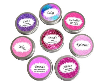 Personalised lip balm Birthday Gift, Hen Party Bridal Shower, Party bag filler, Gift for Her, Custom Favours, Bridesmaid Gift