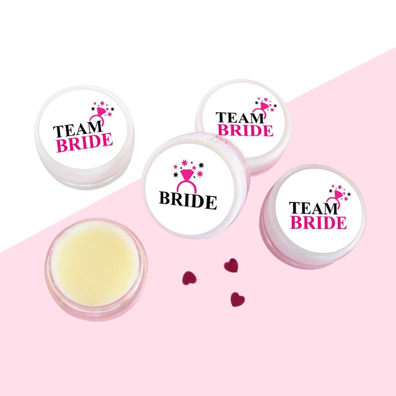 Bride Tribe Lip Balm Gloss in Prosecco or Strawberry Flavour, Hen Do Favour, Bridal Party Gifts, Hen Party Favours, Wedding Favours image 7