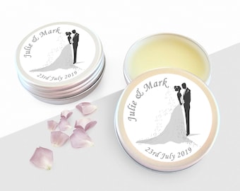 Personalized Wedding Favour Lip Balm: Bridal Party Gift