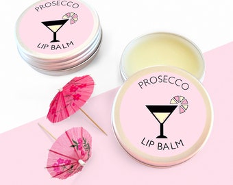 Prosecco Lip Balm with Flavours of your Favourite Italian Bubbly! Self Care Gift, Gift For Friends, Birthday Gift, Gift For Her