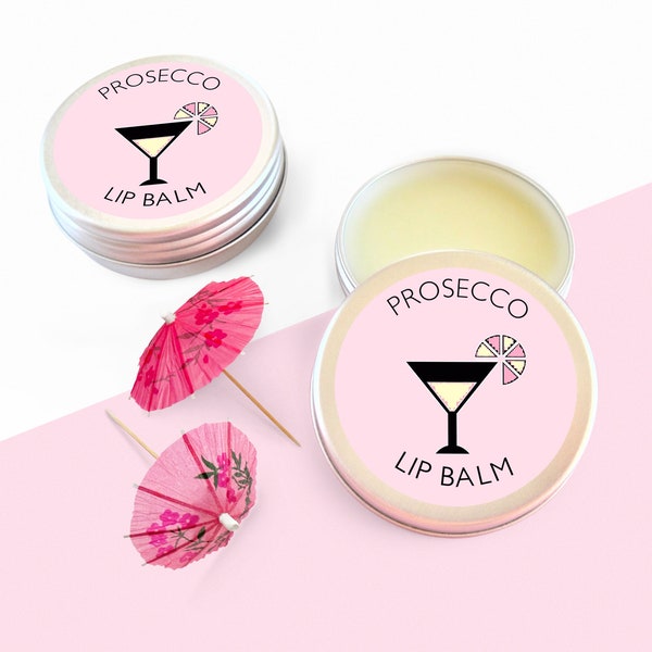 Prosecco Lip Balm with Flavours of your Favourite Italian Bubbly! Self Care Gift, Gift For Friends, Birthday Gift, Gift For Her