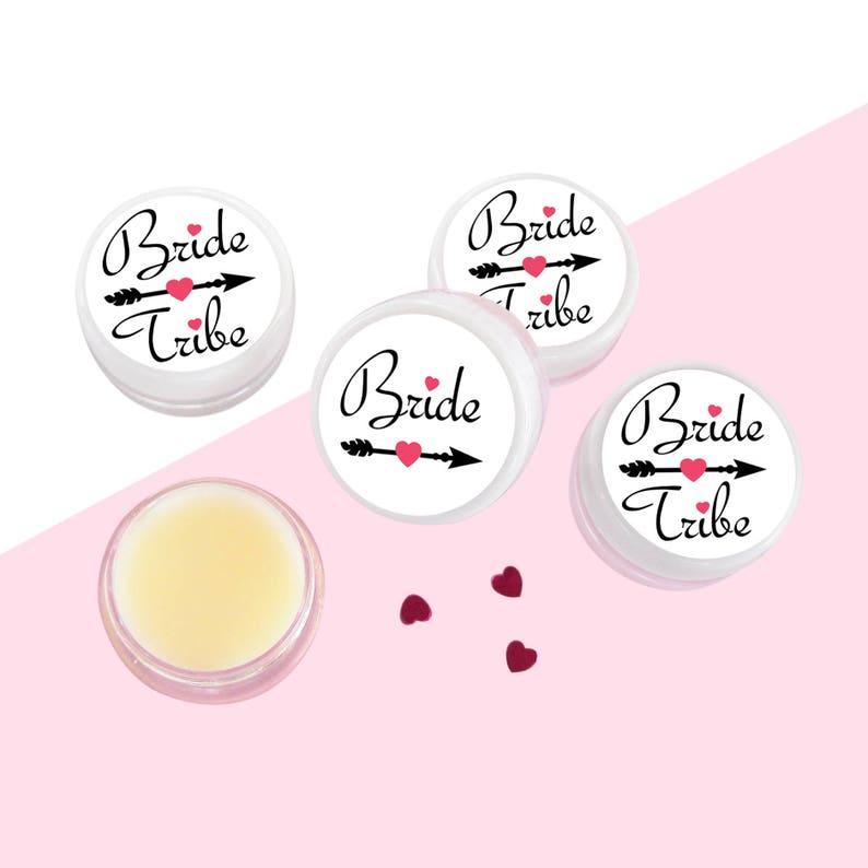 Bride Tribe Lip Balm Gloss in Prosecco or Strawberry Flavour, Hen Do Favour, Bridal Party Gifts, Hen Party Favours, Wedding Favours image 8