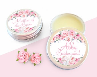 Wedding Favours, Personalised Lip Balm Wedding Favours, Maid of Honour Gift, Bridesmaid Gift Idea, Bridal Party Gift, Flower Girl Gift